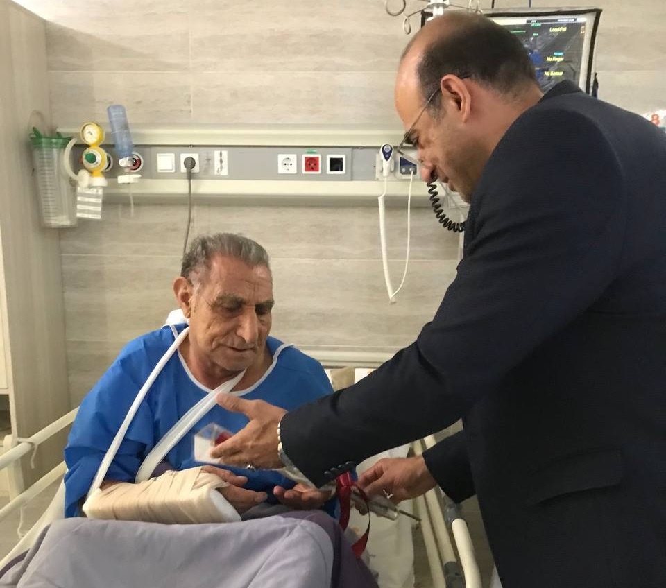 بازدید میدانی مدیر شعبه استان  آذربايجان غربي از مراکز درمانی طرف قرارداد 